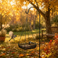 🌿 50 % Rabatt – Metall-Vogelhängehaus mit runder Futterschale – wetterfest, stabil & vielseitig für Garten, Balkon & Terrasse 🐦