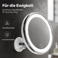 💄 50% RABATT! 🌟 10‑fach vergrößernder Schminkspiegel mit LED‑Licht und Saugnapf – Ideal für Make‑up‑Details ✨