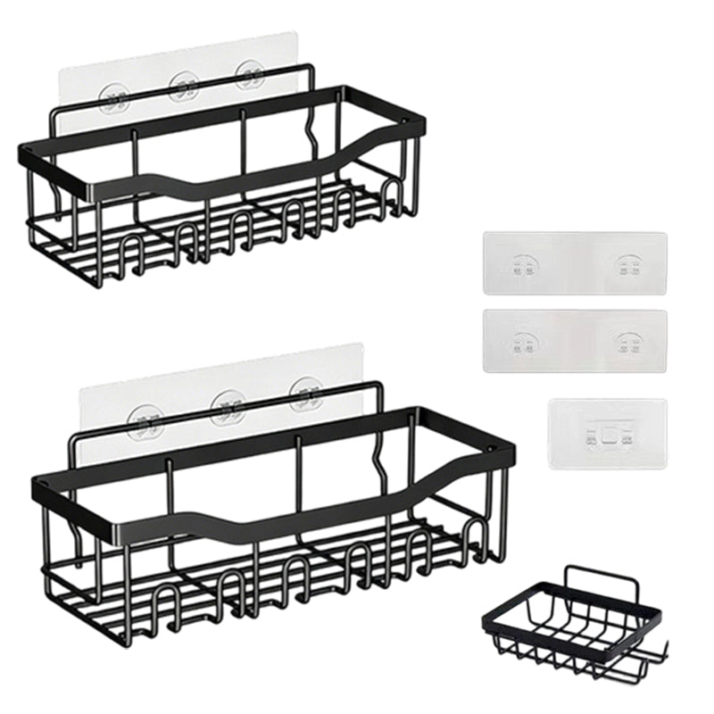 🧴 50 % Rabatt – Dusch-Organizer-Set mit starken Klebehaken – aus robustem, rostfreiem Metall, für Shampoo-Flaschen, Duschgel & Handtücher – einfach zu montieren ✨