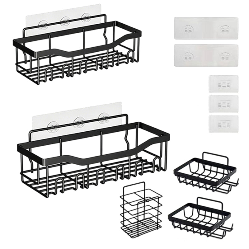 🧴 50 % Rabatt – Dusch-Organizer-Set mit starken Klebehaken – aus robustem, rostfreiem Metall, für Shampoo-Flaschen, Duschgel & Handtücher – einfach zu montieren ✨