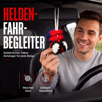 🕷️2026 Rabattaktion🔥50K+ VERKAUFT! 🕸️ Gehäkelter Spider-Man Autoanhänger – Ein einzigartiges Accessoire für Spider-Man-Fans