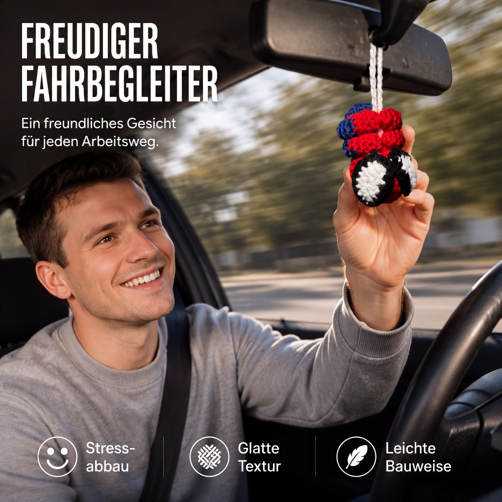 🕷️2026 Rabattaktion🔥50K+ VERKAUFT! 🕸️ Gehäkelter Spider-Man Autoanhänger – Ein einzigartiges Accessoire für Spider-Man-Fans