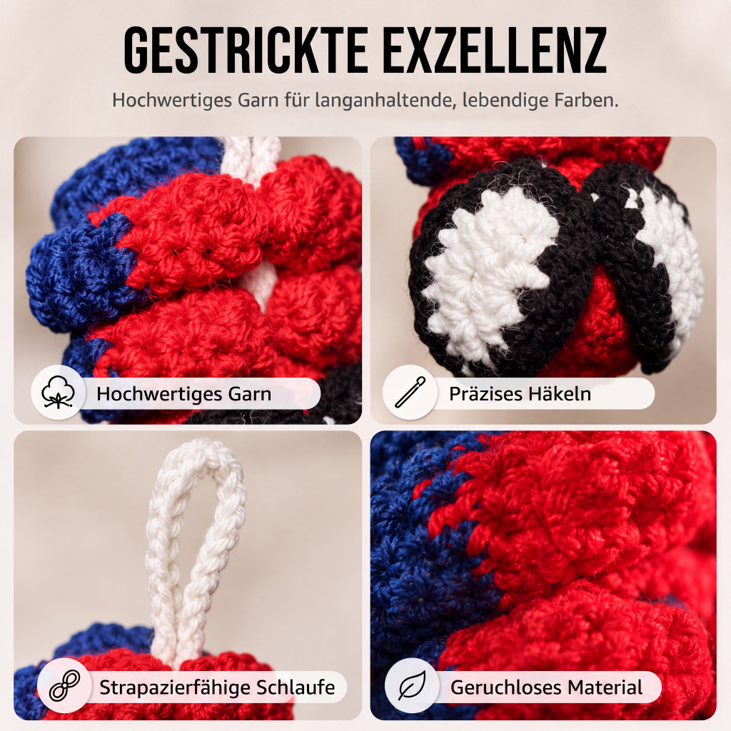 🕷️2026 Rabattaktion🔥50K+ VERKAUFT! 🕸️ Gehäkelter Spider-Man Autoanhänger – Ein einzigartiges Accessoire für Spider-Man-Fans