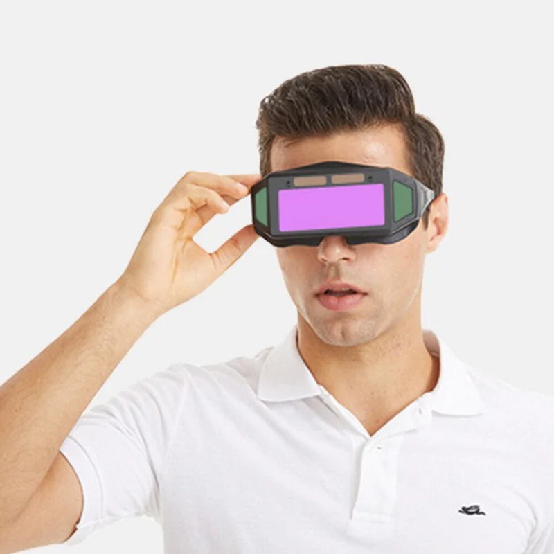 🛡️ Automatik-Schweißbrille für Heimwerker, Schutzstufe DIN 9–13 – automatisch verdunkelnd, UV-/IR-Schutz nach EN 169, auch für Brillenträger geeignet