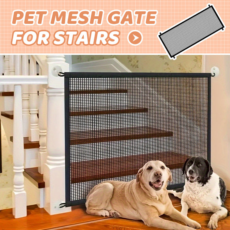 🚪 50 % Rabatt – Haustier-Sicherheitsgitter für Balkon & Tür – bohrfreie Klemmmontage, verstellbar & stabil – ideal für Katzen & Hunde 🐾