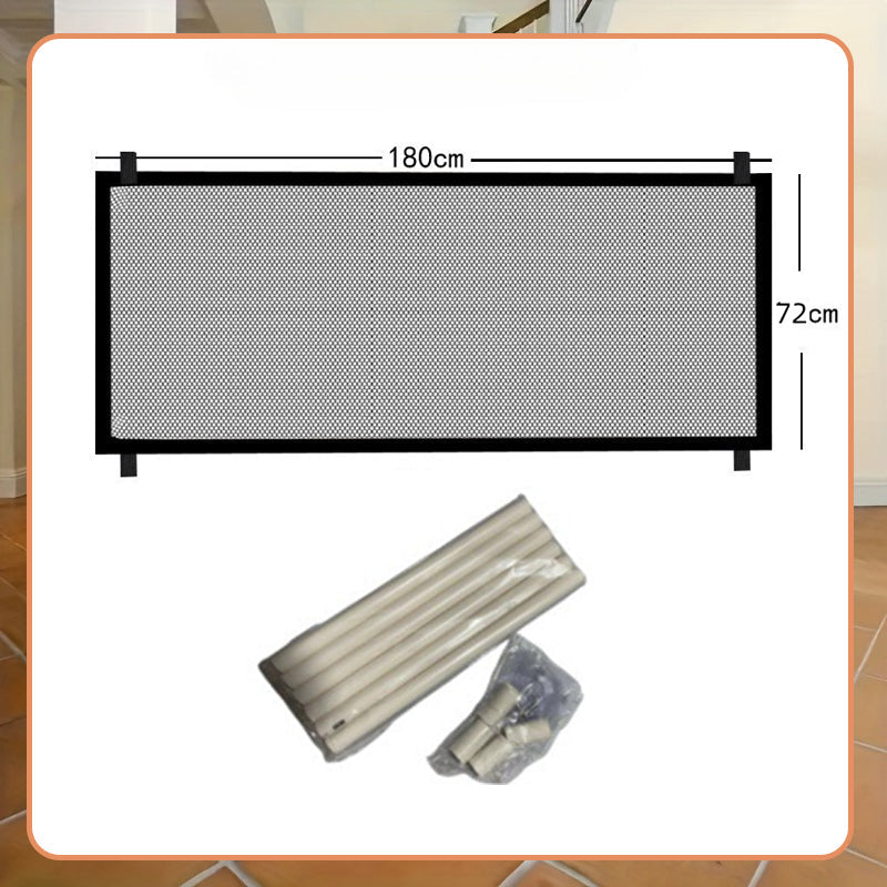 🚪 50 % Rabatt – Haustier-Sicherheitsgitter für Balkon & Tür – bohrfreie Klemmmontage, verstellbar & stabil – ideal für Katzen & Hunde 🐾