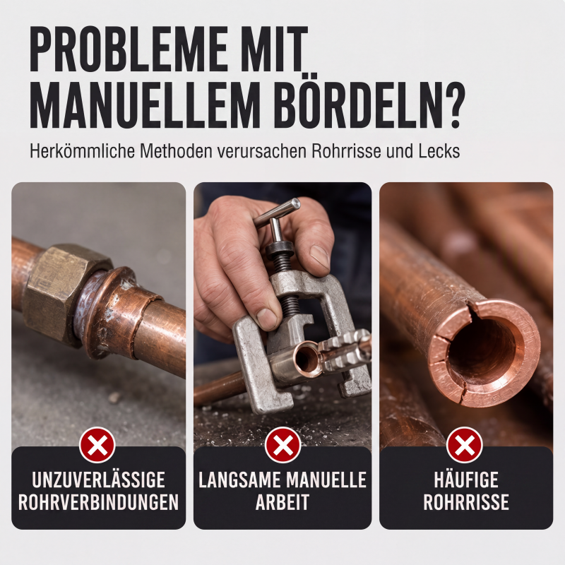 🔧⚡ HVAC-Bördelwerkzeug-Set – 50% RABATT! Reibungserweiterung, gehärteter Stahl, lasergravierte Größen – saubere Verbindungen. 🛠️