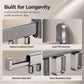 📢 LIMITED TIME 50% OFF! ⏰ Space-Saving Drying Rack – Retractable Design, Vacuum Suction, Aerospace-Grade Aluminum Alloy ✨