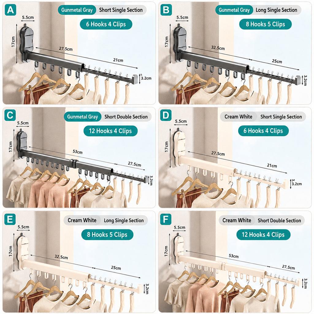 📢 LIMITED TIME 50% OFF! ⏰ Space-Saving Drying Rack – Retractable Design, Vacuum Suction, Aerospace-Grade Aluminum Alloy ✨
