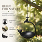 🌿 50 % Rabatt – Hängender Vogeltränke & Futterautomat aus Metall – kreatives Wasserhahn-Design – wetterfest, rostfrei & dekorativ für Garten & Terrasse 🐦