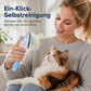 🛍️ 50 % Rabatt – Selbstreinigende Haustier-Entfilzungsbürste – entfernt loses Fell, löst Verfilzungen & massiert die Haut – für Hunde & Katzen 🐾