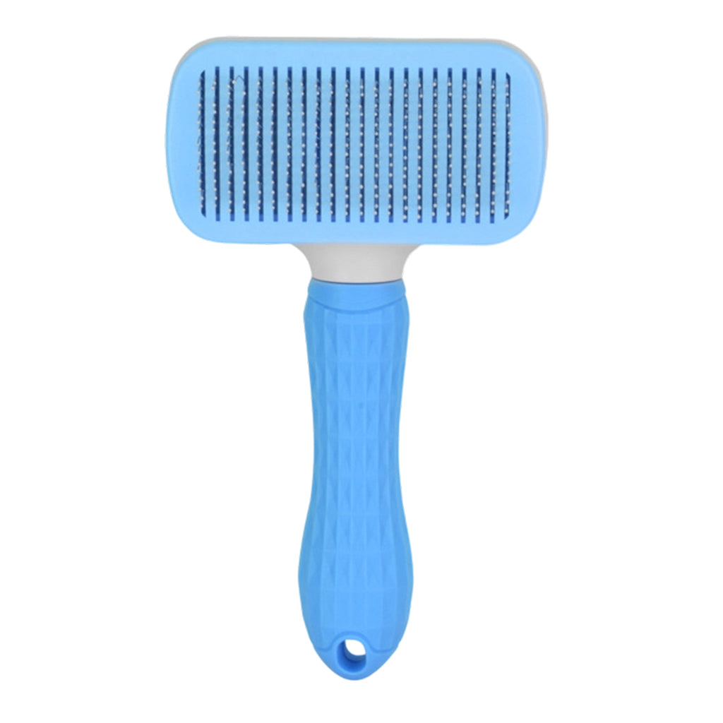 🛍️ 50 % Rabatt – Selbstreinigende Haustier-Entfilzungsbürste – entfernt loses Fell, löst Verfilzungen & massiert die Haut – für Hunde & Katzen 🐾