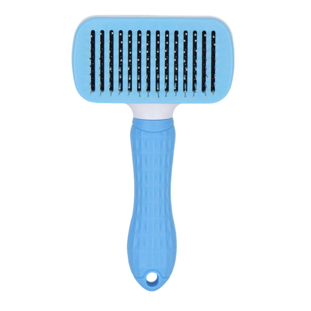 🛍️ 50 % Rabatt – Selbstreinigende Haustier-Entfilzungsbürste – entfernt loses Fell, löst Verfilzungen & massiert die Haut – für Hunde & Katzen 🐾