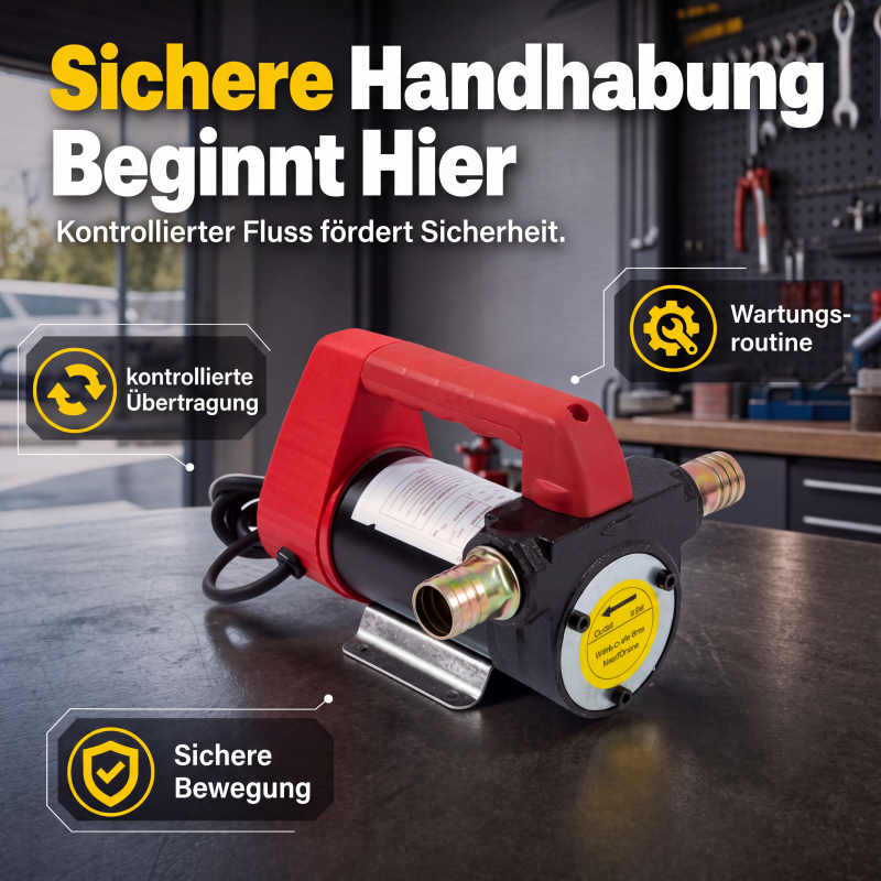 ⛽ 50 % Rabatt ! Tragbare Diesel-Transferpumpe – Kein Aufwand, voller Durchfluss! 🔩 Für 12V, 24V & 220V, blitzschnell, überall einsetzbar ⚙️ Limitiertes Angebot ⏳