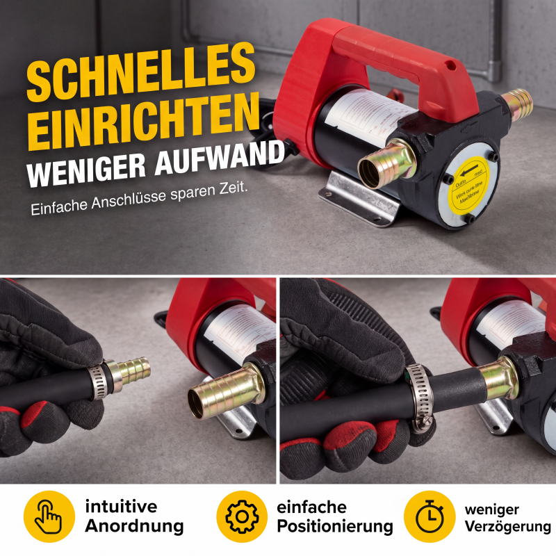 ⛽ 50 % Rabatt ! Tragbare Diesel-Transferpumpe – Kein Aufwand, voller Durchfluss! 🔩 Für 12V, 24V & 220V, blitzschnell, überall einsetzbar ⚙️ Limitiertes Angebot ⏳