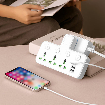 🔌 Steckdosenleiste mit USB-C Ladeanschluss – Kompakte Mehrfachsteckdose für Zuhause, Büro und Reisen