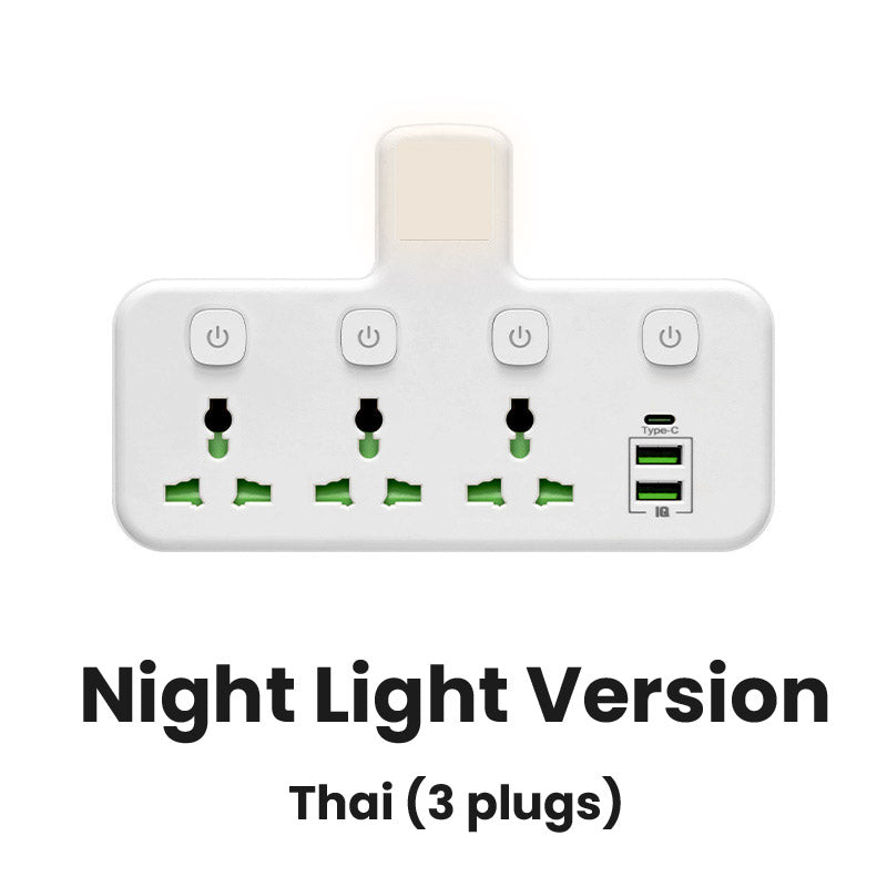 🔌 Steckdosenleiste mit USB-C Ladeanschluss – Kompakte Mehrfachsteckdose für Zuhause, Büro und Reisen