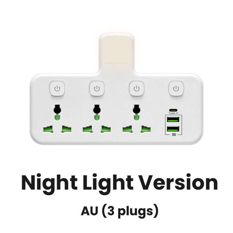 🔌 Steckdosenleiste mit USB-C Ladeanschluss – Kompakte Mehrfachsteckdose für Zuhause, Büro und Reisen