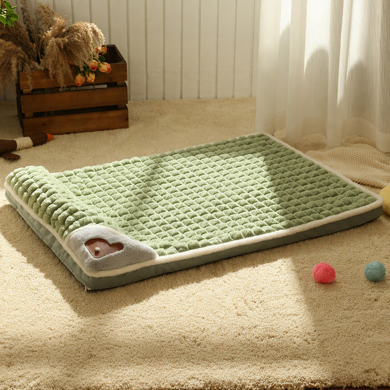 ⏰ 50 % Rabatt für kurze Zeit!🐶🛏️ Weiche Haustiermatte für Hunde & Katzen – Dick gepolsterter, waschbarer Schlafplatz für alle Jahreszeiten