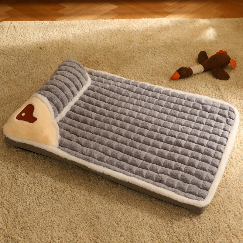 ⏰ 50 % Rabatt für kurze Zeit!🐶🛏️ Weiche Haustiermatte für Hunde & Katzen – Dick gepolsterter, waschbarer Schlafplatz für alle Jahreszeiten