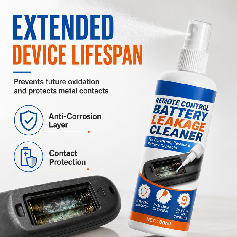 📢📢50% RABATT !!⏰Reinigungsspray für Batteriesäure-Korrosion in Fernbedienungen