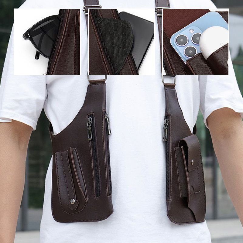 🏕️ 50 % Rabatt – Retro-Brustbeutel mit verstellbarem Gurt – vielseitig, leicht & praktisch – für Alltag, Reisen & Outdoor 🎒