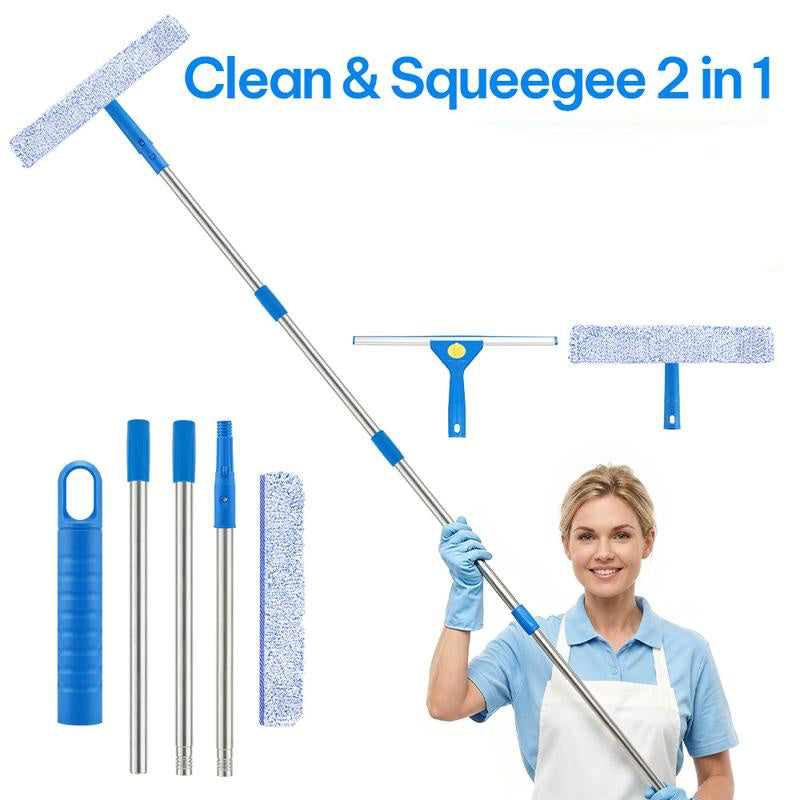 🪟 50 % Rabatt – Vielseitiger Silikon-Abzieher – für Fenster, Spiegel, Fliesen & Arbeitsplatten – tropffreie Reinigung & streifenfreier Glanz ✨