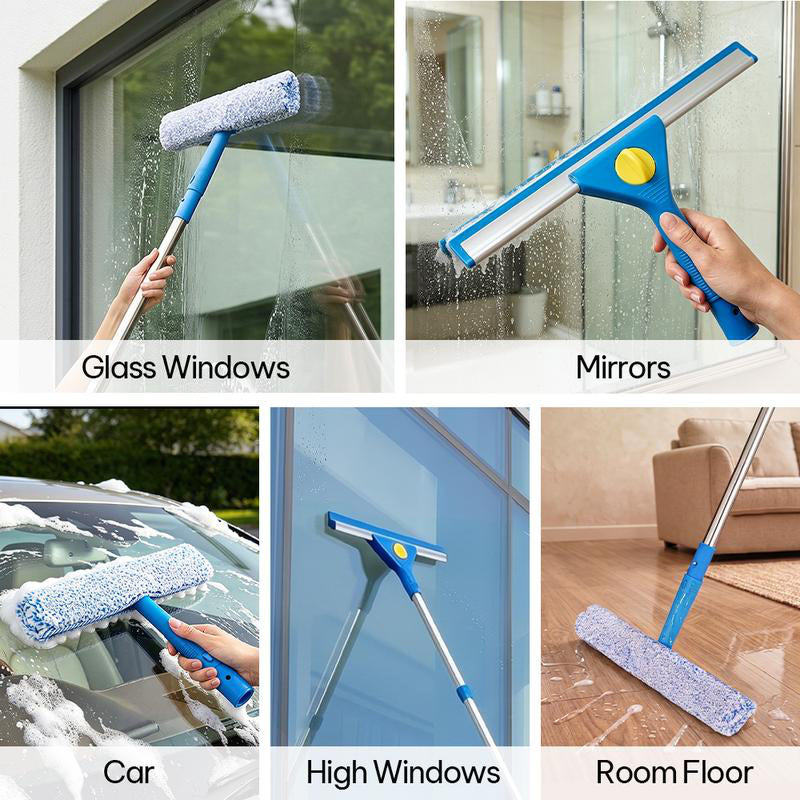 🪟 50 % Rabatt – Vielseitiger Silikon-Abzieher – für Fenster, Spiegel, Fliesen & Arbeitsplatten – tropffreie Reinigung & streifenfreier Glanz ✨