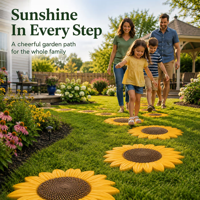 🌻 50 % Rabatt! 🌿Pflasterform für den Garten – DIY-Betonform für dekorative Wege & Trittsteine
