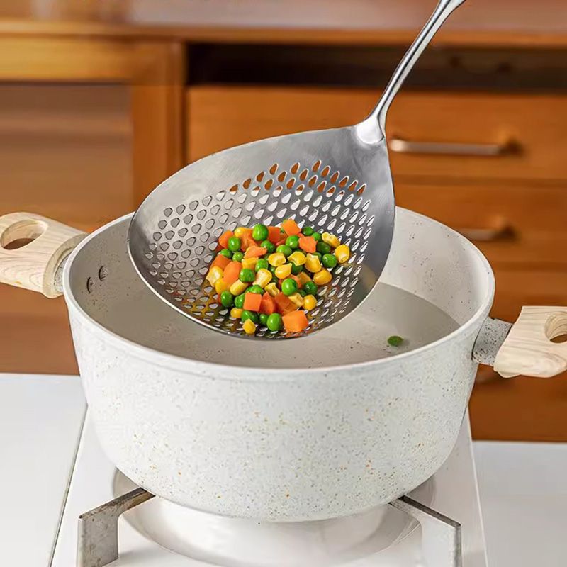 👨‍🍳 50 % Rabatt – Edelstahl-Schaumlöffel – feinmaschig, langlebig & vielseitig – ideal zum Abseihen, Frittieren & Servieren 🥄