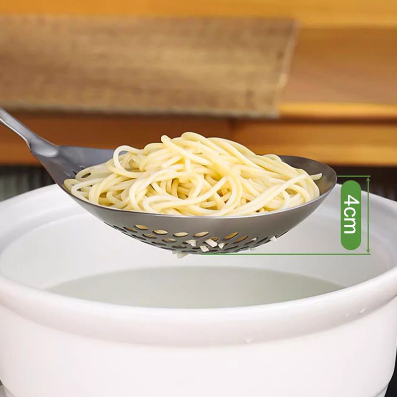 👨‍🍳 50 % Rabatt – Edelstahl-Schaumlöffel – feinmaschig, langlebig & vielseitig – ideal zum Abseihen, Frittieren & Servieren 🥄