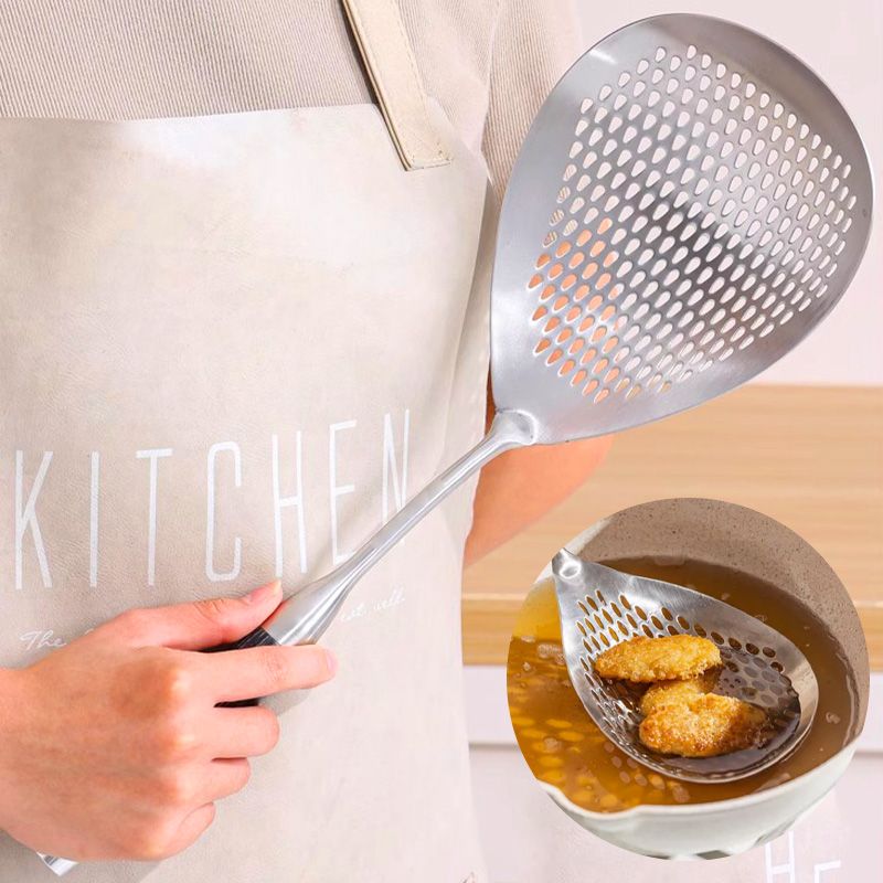 👨‍🍳 50 % Rabatt – Edelstahl-Schaumlöffel – feinmaschig, langlebig & vielseitig – ideal zum Abseihen, Frittieren & Servieren 🥄