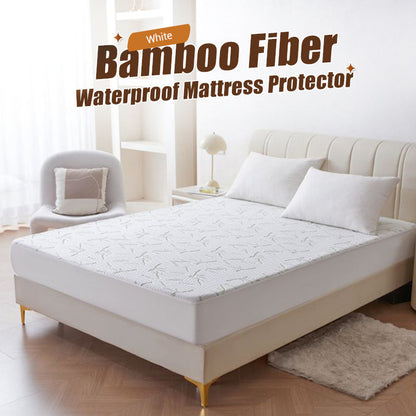 🌿 Wasserdichter Spannbettlaken aus Bambusfaser – hautsympathisch, atmungsaktiv & leicht zu reinigen🛡️💧