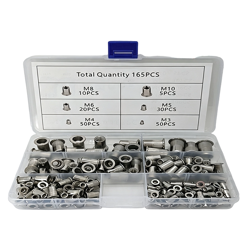 🔩 50% RABATT! 🛠️ Rändelnieten-Sortimentsset – Verschiedene Größen, robust & vielseitig – Ideal für Reparaturen, Heimwerken & kreative Projekte ✨