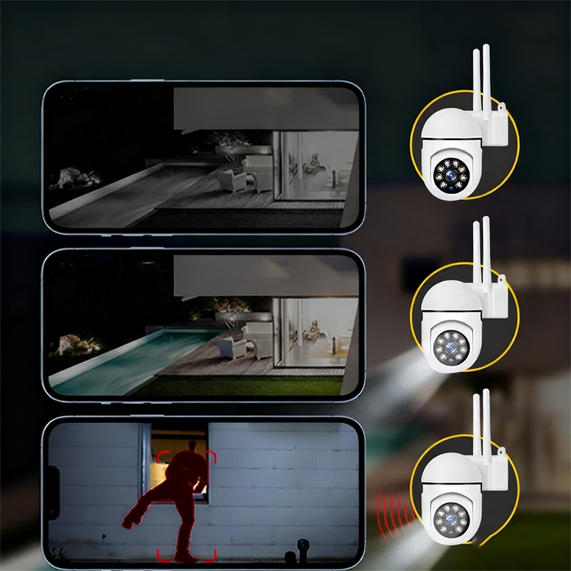 📹 1080P WLAN-Überwachungskamera mit PTZ-Steuerung – kabellos, Full HD & App-Zugriff für Zuhause