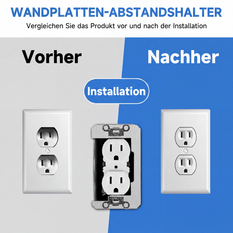 📢📢50% RABATT !!⏰Bündig montierbarer Wandplattenabstandshalter