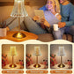 💡 Akku-Tischlampe im Retro-Design – Touch-Steuerung mit 3 Lichtfarben und elegantem goldfarbenem Finish