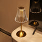 💡 Akku-Tischlampe im Retro-Design – Touch-Steuerung mit 3 Lichtfarben und elegantem goldfarbenem Finish