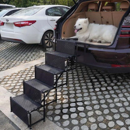 🎉 ZEITLICH BEGRENZT 50% RABATT! 🐕 Tragbare, faltbare, rutschfeste Hunde-Autotreppe – Robuste Unterstützung, verstärkte Griffe & kompaktes Design ✨