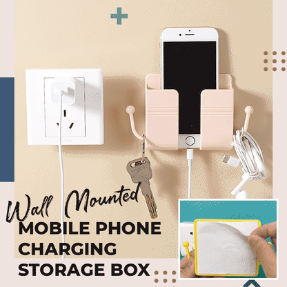 Wand montierte Aufbewahrungsbox für Mobiltelefone