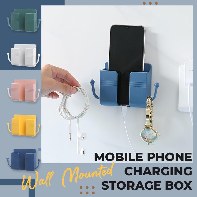 Wand montierte Aufbewahrungsbox für Mobiltelefone
