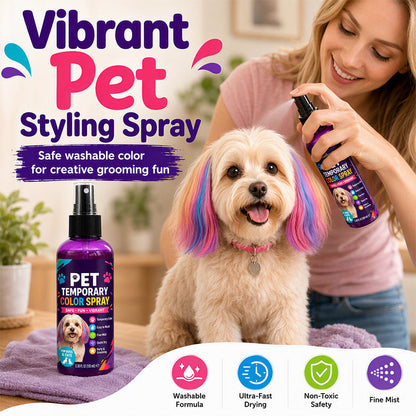 🌈 Buntes Fellfarbspray für Hunde & Katzen – Temporäre Farbe für kreative und verspielte Fell-Styles