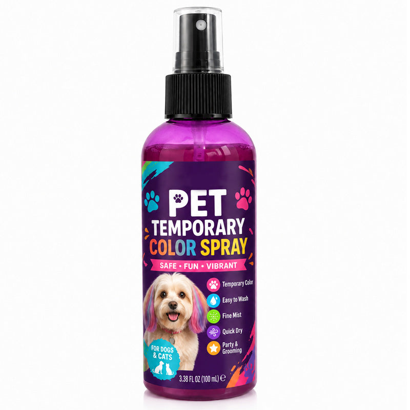 🌈 Buntes Fellfarbspray für Hunde & Katzen – Temporäre Farbe für kreative und verspielte Fell-Styles