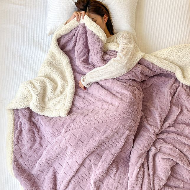 🛋️ Flauschige Flanelldecke – Weiche Kuscheldecke für Sofa, Bett und gemütliche Nickerchen