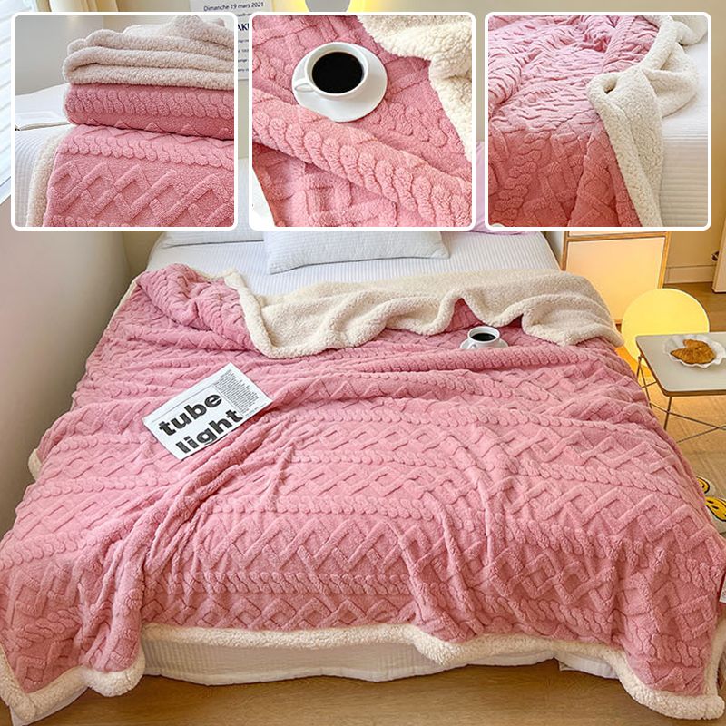 🛋️ Flauschige Flanelldecke – Weiche Kuscheldecke für Sofa, Bett und gemütliche Nickerchen