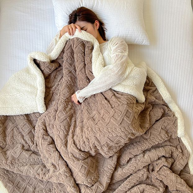 🛋️ Flauschige Flanelldecke – Weiche Kuscheldecke für Sofa, Bett und gemütliche Nickerchen