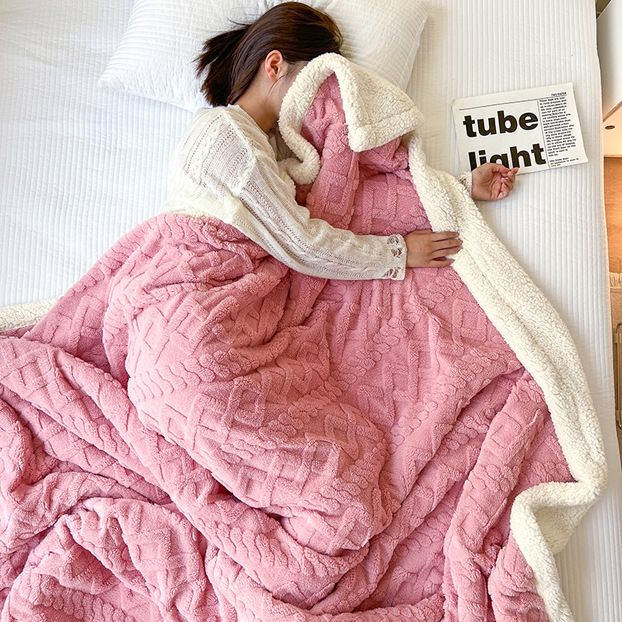 🛋️ Flauschige Flanelldecke – Weiche Kuscheldecke für Sofa, Bett und gemütliche Nickerchen
