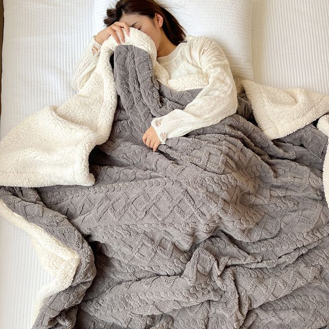 🛋️ Flauschige Flanelldecke – Weiche Kuscheldecke für Sofa, Bett und gemütliche Nickerchen
