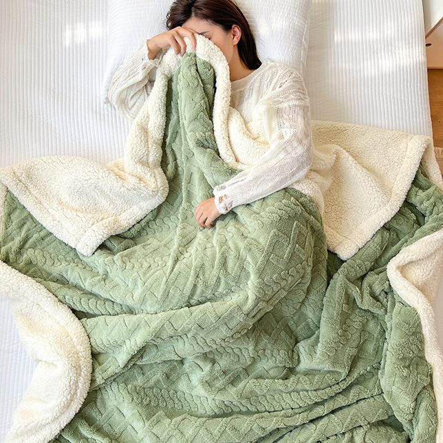 🛋️ Flauschige Flanelldecke – Weiche Kuscheldecke für Sofa, Bett und gemütliche Nickerchen
