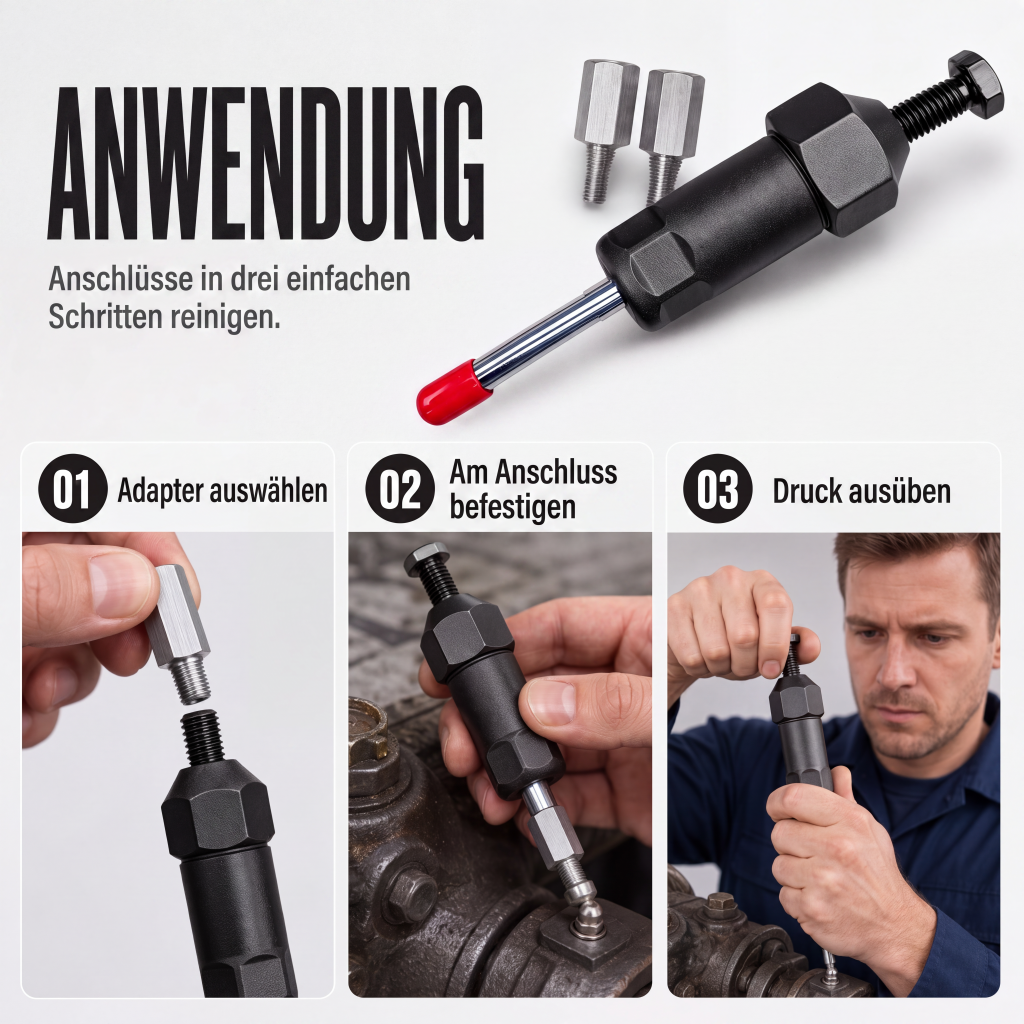 🔧 50 % RABATT! 🚗 Schmiernippel-Entstopfer – Verstopfte Gelenke in Sekunden frei – Spart Schmierfett, spart Zeit 🔩